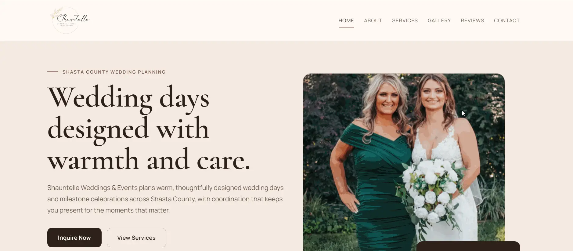Shauntelle Weddings & Events site