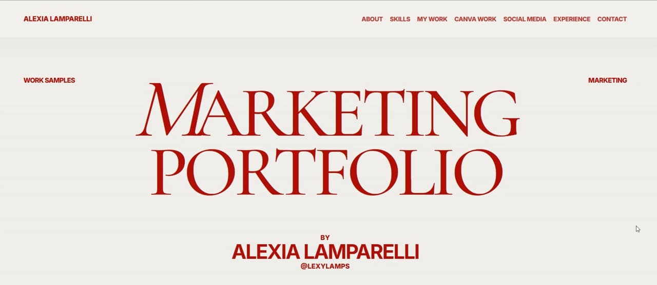Lexy Lamparelli Portfolio